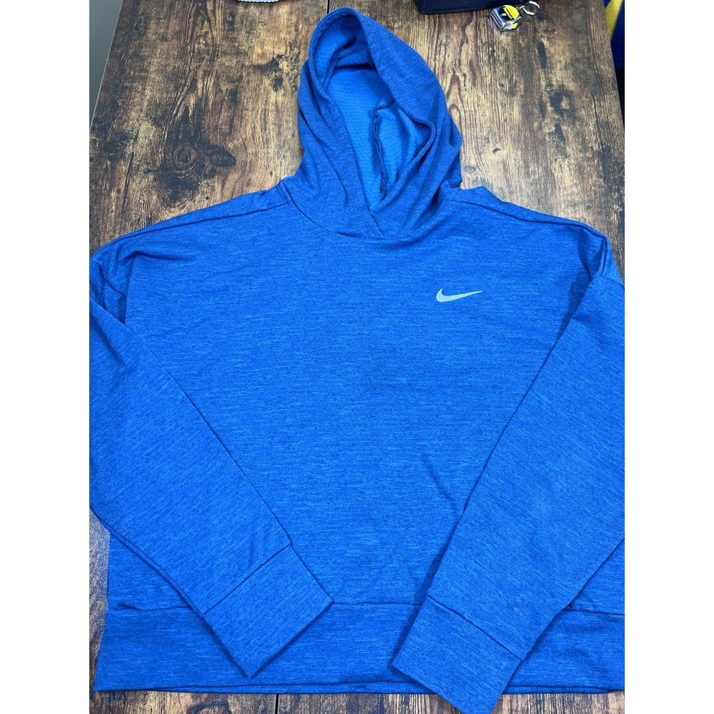 Nike Dri-FIT Running Pullover Womens Medium Performance Lightweight Pockets Teal